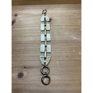 Mother Of Pearl Link Bracelet 7 Inch Excellent Condition